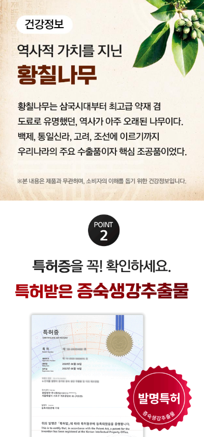광동 녹황당 황칠 관련 제공 자료