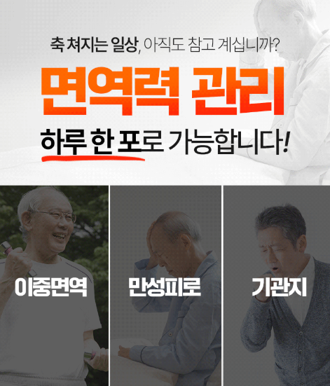면역보감 프리미엄 제품 소개 이미지