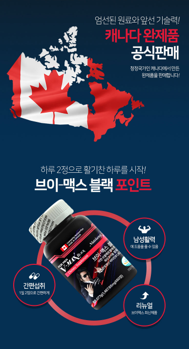 브이맥스 블랙 제품 정보 자료